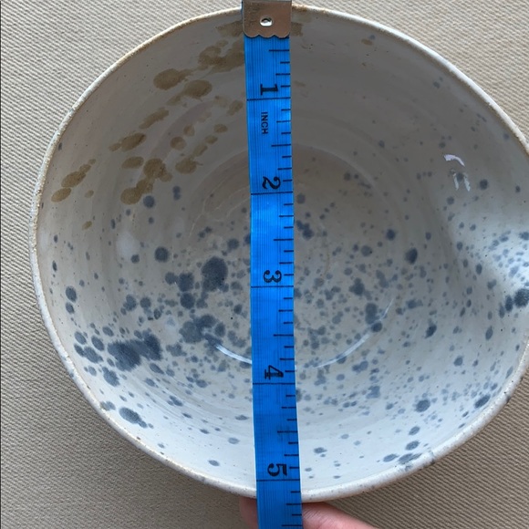 NWOT Handmade Glazed Stoneware Bowl - Picture 9 of 10